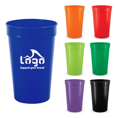 16 Oz. Smooth Wall Plastic Stadium Cup