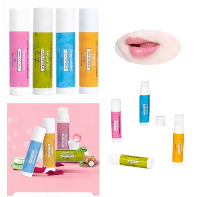 Customizable Multi-Flavor Lip Balm in White Tube